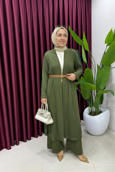 Hırkalı Fitilli Takım Haki