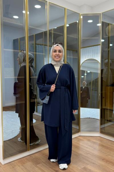 Oysho Kimona Takım Lacivert