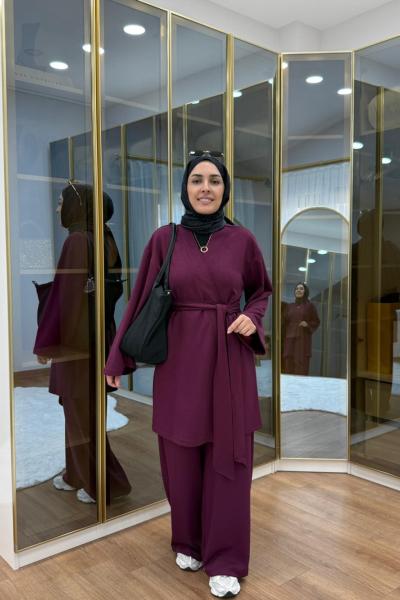 Oysho Kimona Takım Bordo