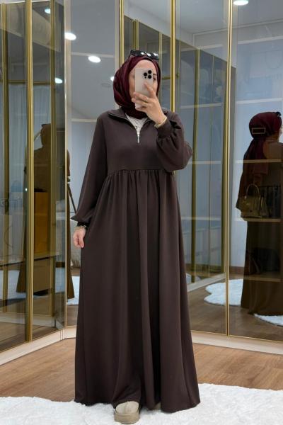 Robadan Oysho Elbise Kahverengi