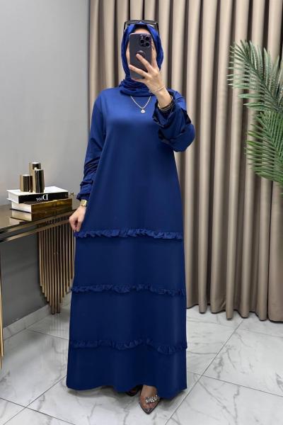 Bergen Elbise İndigo