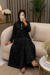 Beyda Elbise Siyah