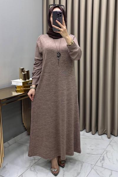 Buğlem Elbise Kolye Hediyeli Vizon