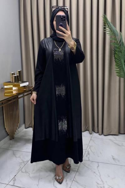 Zuhal Elbise Siyah