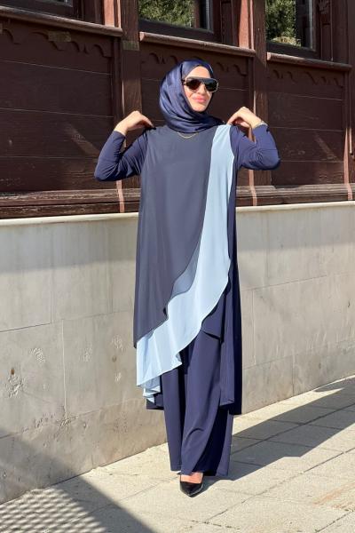 3458 Sündüs Takım Lacivert