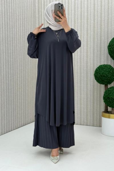 3922 Suzan Piliseli Pantolonlu Takım