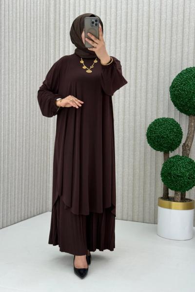 3922 Suzan Piliseli Pantolonlu Takım