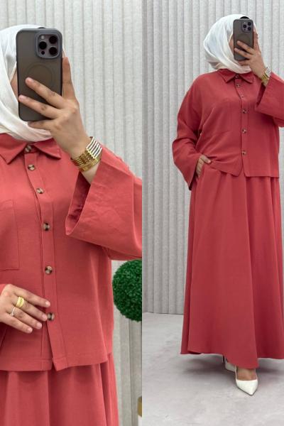 3932 Orkide Etekli Takım