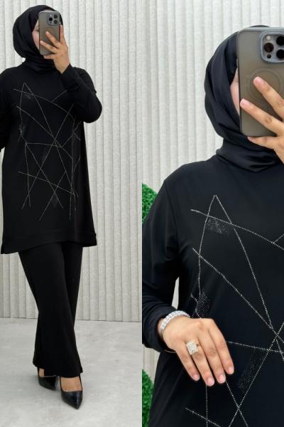 3987 Sanat Takım siyah /gümüş