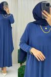 3671 Asrın Elbise  indigo