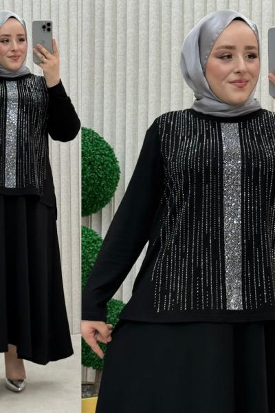 Işıl etekli takım
