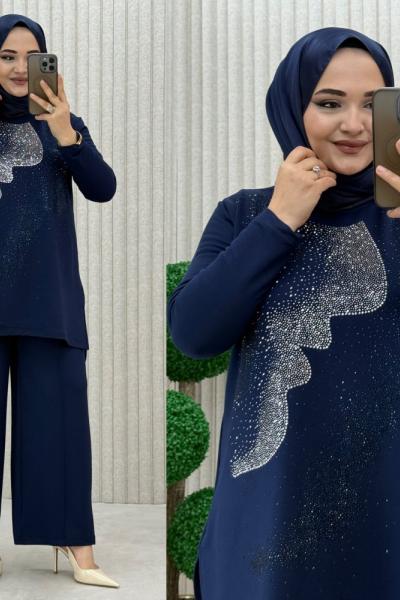 Sema pantolonlu takım