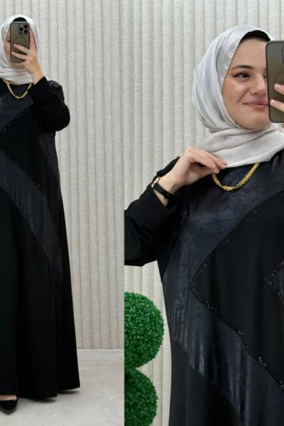 Serpil Elbise  Deri Detay