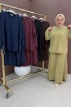 Tütü pantolonlu takım Bordo