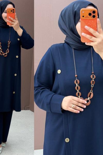 Veha pantolonlu takım  Lacivert
