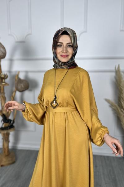 Dora Saten Ayrobin Abiye Elbise