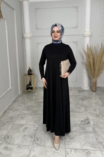 Örme Viskon Hale Elbise