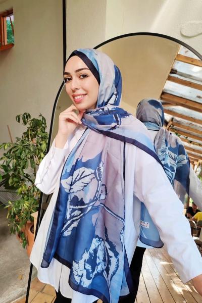 Yaprak Desen Soft Şal