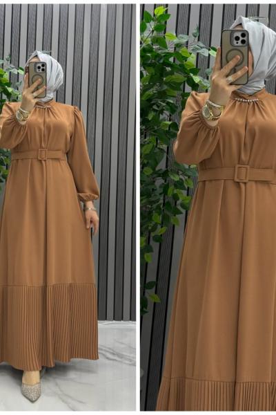 Alança elbise Hardal Sarısı