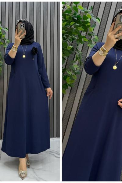 Alis elbise Lacivert