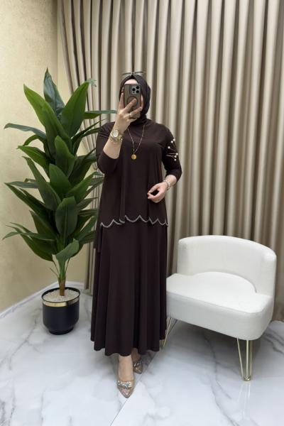 Ayla takım  Kahverengi