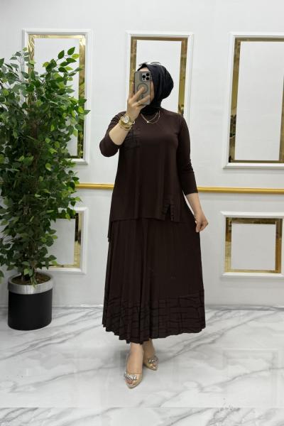 Derya takım Kahverengi