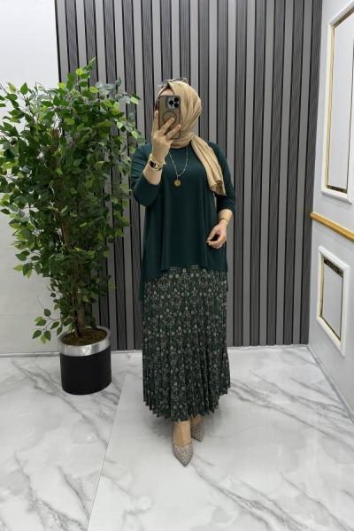 Etnik desen takım Yeşil