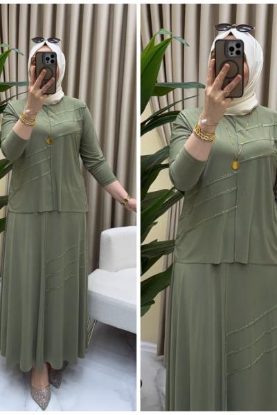 Gülzar takım Mint Yeşili