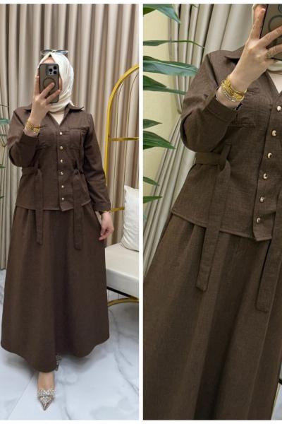 Laviva takım Kahverengi