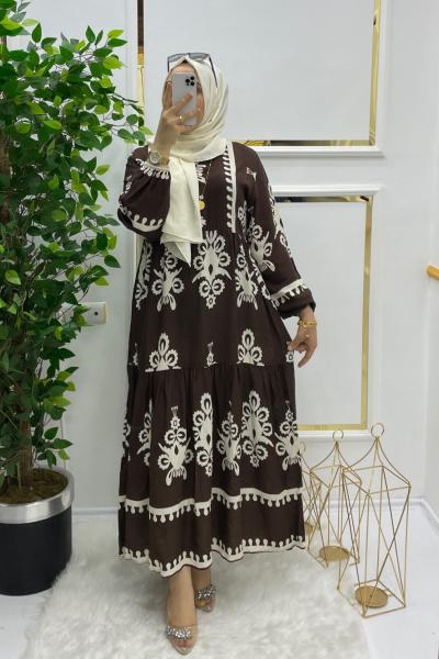 Meri elbise Kahverengi