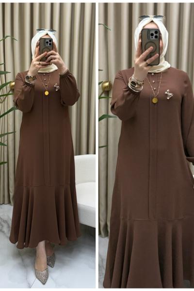 Perry elbise Kahverengi