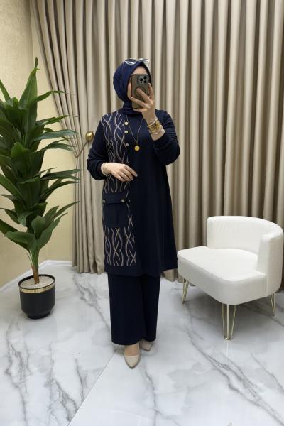 Selen takım Lacivert