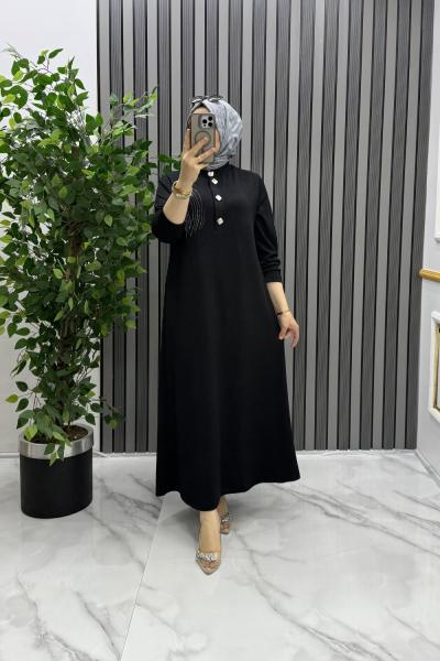 Zühre elbise Siyah