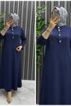 Zühre elbise Lacivert