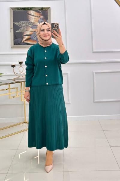 BENGÜ ETEKLİ TAKIM-PETROL YEŞİLİ