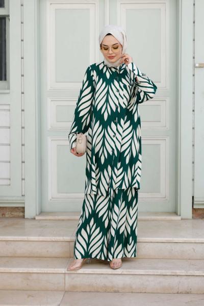 ÇİÇEK VİSKON TAKIM-YEŞİL