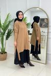 LUMİA MERSERİZE TUNİK - CAMEL